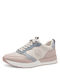 Tamaris Vegan Femei Anatomici Sneakers Pink / Polychrome