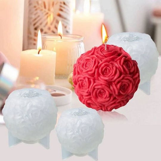 Ball Mold Silicone for Candle / Clay / Liquid Glass 3.5x3.5cm