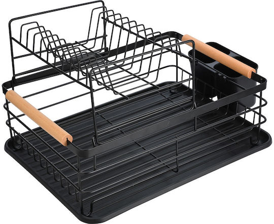 Estia Bamboo Essentials Στραγγιστήρι Νεροχύτη Μεταλλικό Μαύρο 41x30x20cm Estia Bamboo Essentials Στραγγιστήρι Νεροχύτη Μεταλλικό Μαύρο 41x30x20cm