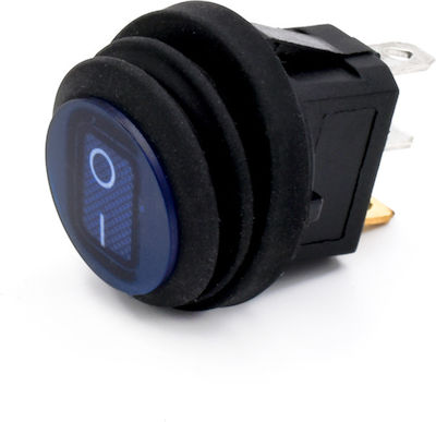 Στρογγυλός On-Off switch Rocker Waterproof / with Lighting 1pcs