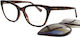 Moschino Plastic Eyeglass Frame Butterfly with ...