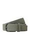 Men's Belt Knitted Oil Green