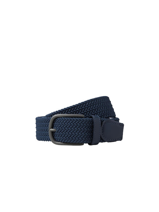 Jack & Jones Men's Knitted Belt Blue