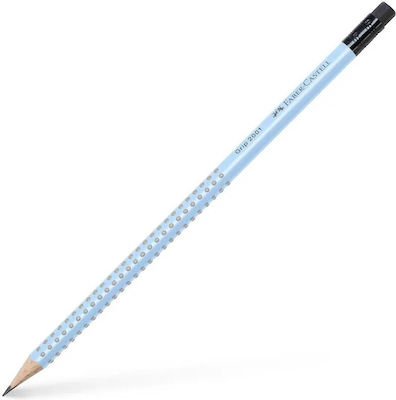 Faber-Castell 2001 Pencil HB with Eraser Light Blue