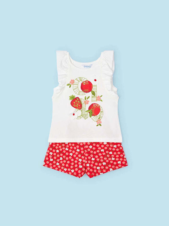 Mayoral Kids Set with Shorts 2pcs Red