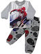 Beboulino Kinder Schlafanzug Winterlich Grey
