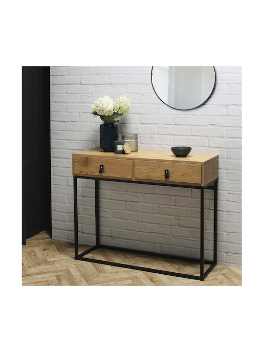 Console Table Wood & Metal Metal L100xW35xH80.5cm