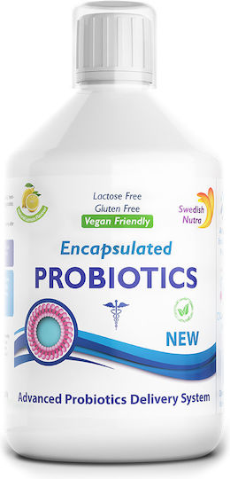 Swedish Nutra Encapsulated Probiotics Συμπλήρωμα με Προβιοτικά 500ml Λεμόνι