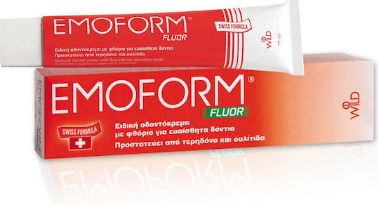 Emoform Fluor Οδοντόκρεμα για Ευαίσθητα Δόντια & Τερηδόνα 50ml