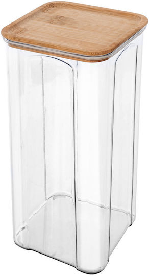 Estia ESSENTIALS Vază De Utilizare Generală Cu Capac Din Plastic Transparent 1200ml