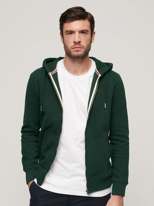 Sweatshirt with Hood Green (forest Green)