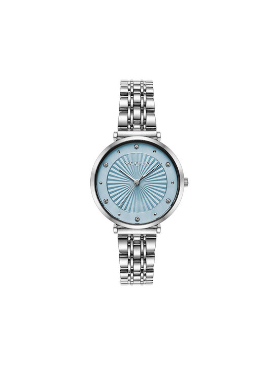 Vogue Bliss Watch with Silver Metal Bracelet