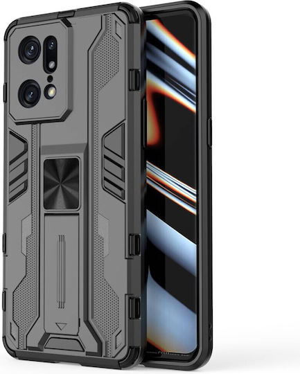 Erbord Back Cover Μεταλλικό Μαύρο (Oppo Find X5 Pro)