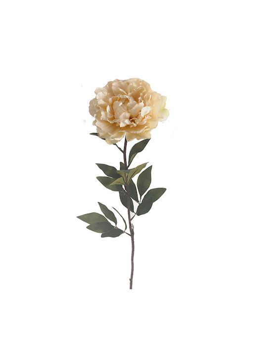 Παιώνια Μπεζ 82cm Zaros