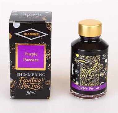Diamine Ανταλλακτικό Μελάνι για Πένα Μωβ 50ml