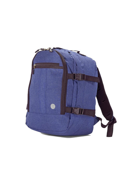 Benzi Men's Fabric Backpack Blue