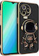 Infinix Back Cover Σιλικόνης Μαύρο (Infinix Note 12 2023)