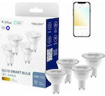 Yeelight Bulb Smart LED-Lampen für Fassung GU10 Einstellbar Weiß 350lm Dimmbar 4Stück