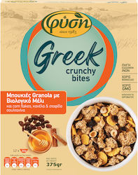 Fysi Organic Granola Crunchy Bites Honey 375gr