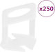 vidaXL Tile Levelling Tool 3mm 250pcs