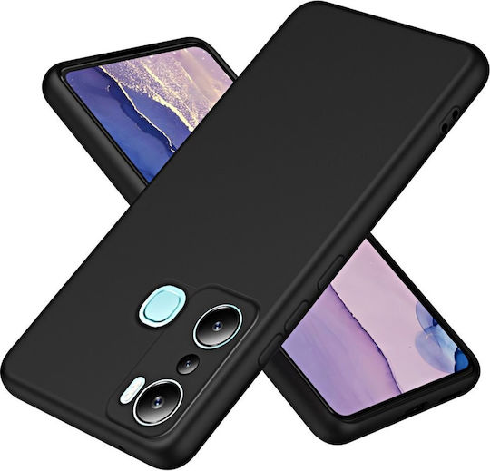 Infinix Back Cover Σιλικόνης Μαύρο (Infinix Hot 20i)