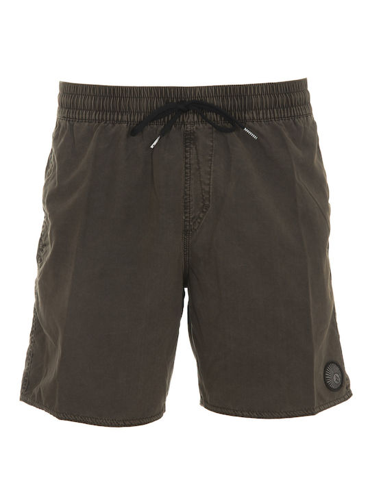 Volcom Center Trunk 17 Ανδρικό Μαγιό Σορτς Brown