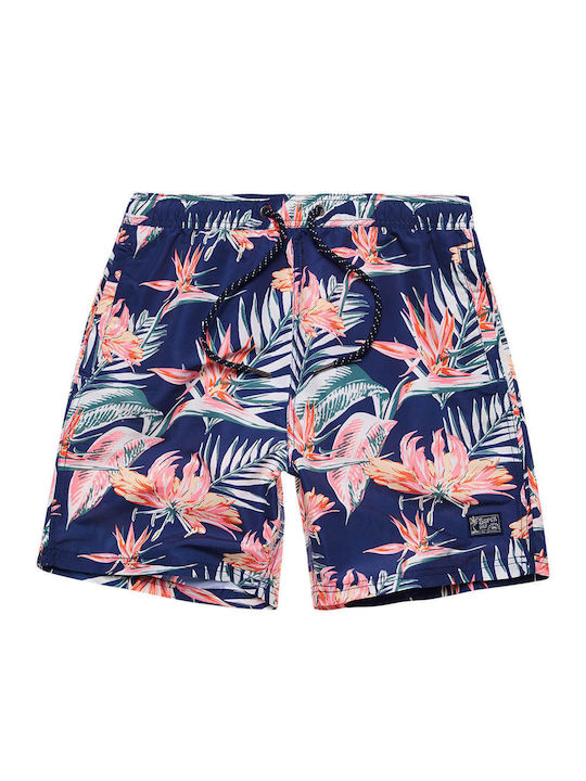 Superdry Vintage Hawaiian Men's Swimwear Shorts Blue