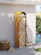 vidaXL Inox Regal Holzlagerung 40x45x170cm