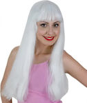 Carnival Wig Straight White 60cm