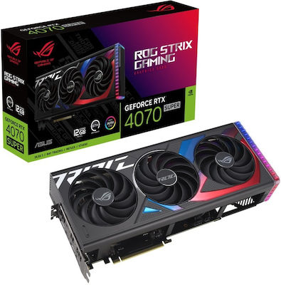 Asus GeForce RTX 4070 Super 12GB GDDR6X Rog Strix Gaming Graphics Card