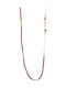 Achilleas Accessories Stahl Halskette Lila
