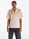 Monogram Satin Shirt Cu mânecă lungă Cămașă Crystal Sand