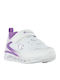 Wave 2 Kids Sneakers with Scratch & Lights White