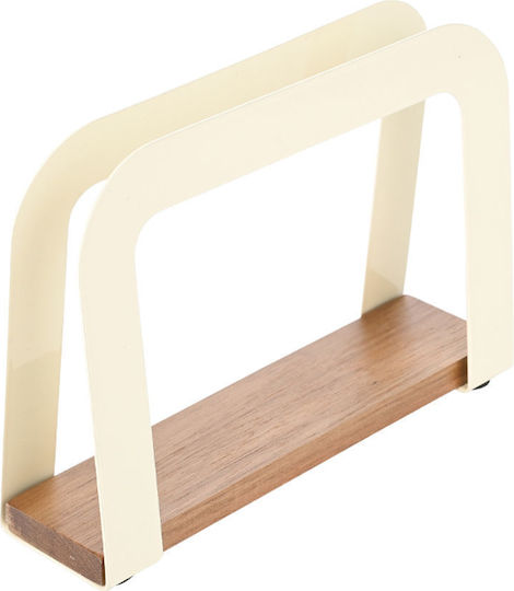 Estia Allure Χαρτοπετσετοθήκη Μεταλλική Μπεζ 12x4.5x12cm 01-24789