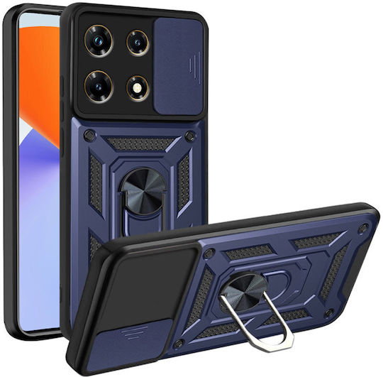 Infinix Back Cover Μεταλλικό Μπλε (Infinix Note 30 Pro, CamShield Slide)