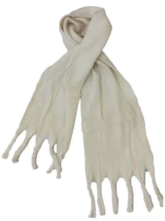 Shop And Co Women's Wool Scarf White