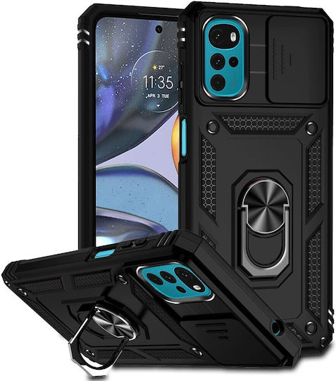 Erbord Back Cover Metallic Black (Moto G22)
