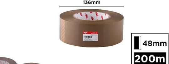 MP Verpackungsfolie 48mm x 200m in Braun Farbe