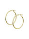 Earrings Hoops made of Gold 14K