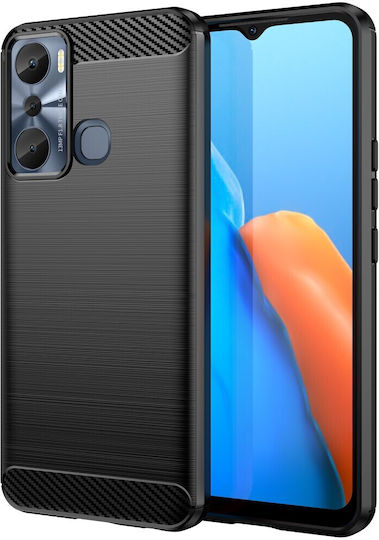 Infinix Back Cover Plastic / Silicon Negru (Infinix Hot 20i, Carbon)