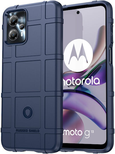 Shield Back Cover Silicone Blue (Moto G13)