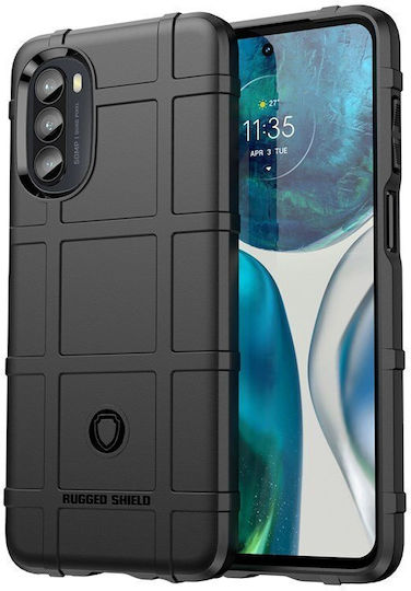 Erbord Задна корица Силикон Черен (Moto G52)