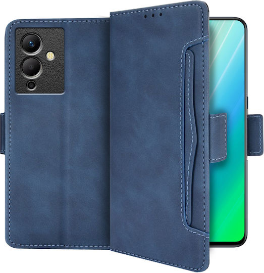 Infinix Книга Изкуствена кожа / Пластмаса / Силикон Тъмносин (Infinix Note 12 5G)