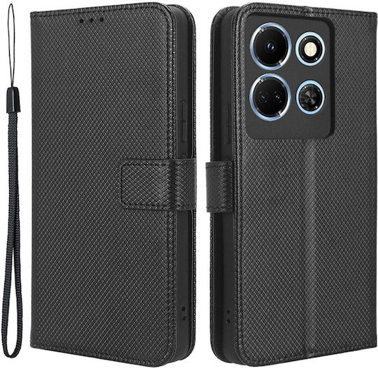 Smart Wallet Δερματίνης Μαύρο (TCL 30 / 30+ / 30 5G)