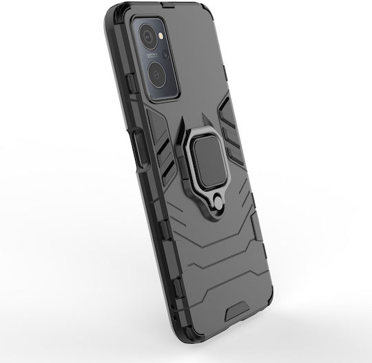 Erbord Umschlag Rückseite Schwarz (Realme 9iOppo A96)
