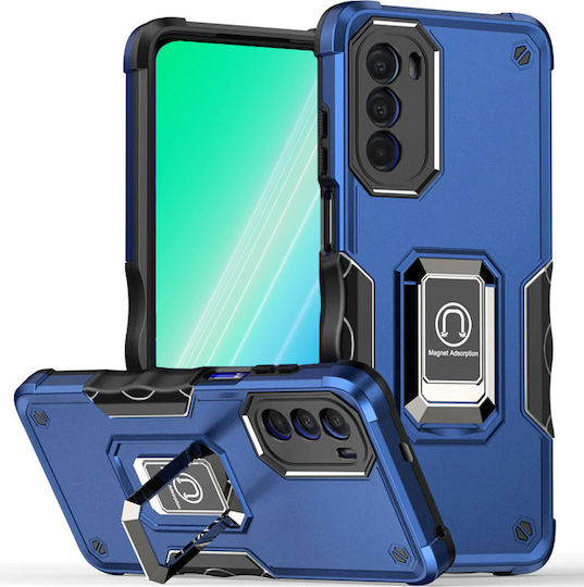 Erbord Back Cover Μεταλλικό Μπλε (Moto G22)