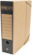 Metron Kraft Paper File Box with Rubber Band 33x10x25cm