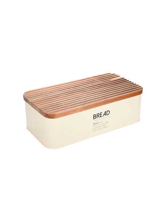 Estia Brotbox Metallisch in Beige Farbe 42x23x13cm