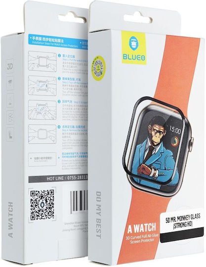 Blueo Full Face Tempered Glass για το Apple Watch 7,8 41mm 1τμχ