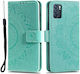 Erbord Book Synthetic Leather / Plastic / Silicone Green (Oppo Reno6)